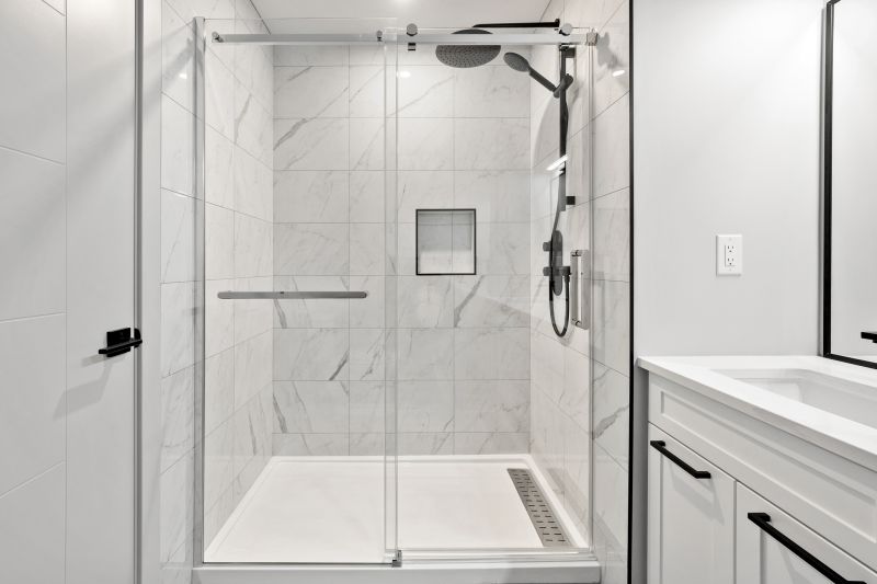 Luxury Shower with Multiple Fixtures